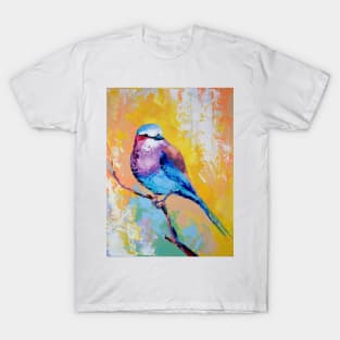 Conceptual abstract painting of a bird. T-Shirt